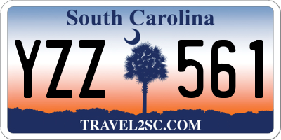 SC license plate YZZ561