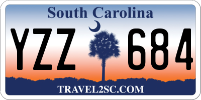 SC license plate YZZ684