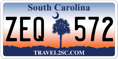 SC license plate ZEQ572