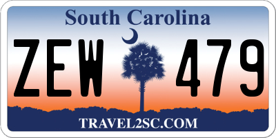 SC license plate ZEW479