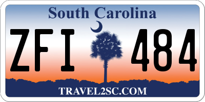 SC license plate ZFI484