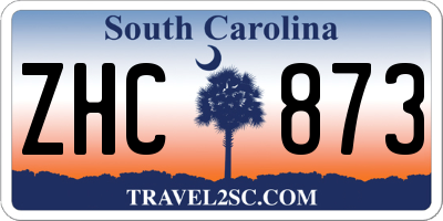 SC license plate ZHC873