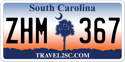 SC license plate ZHM367