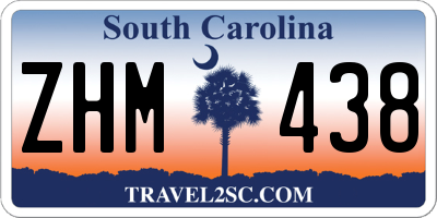 SC license plate ZHM438