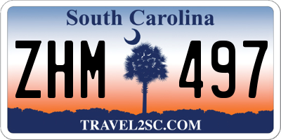 SC license plate ZHM497