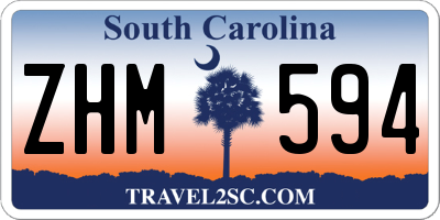 SC license plate ZHM594