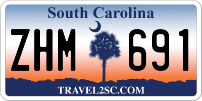 SC license plate ZHM691