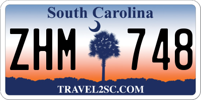 SC license plate ZHM748