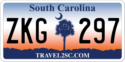 SC license plate ZKG297