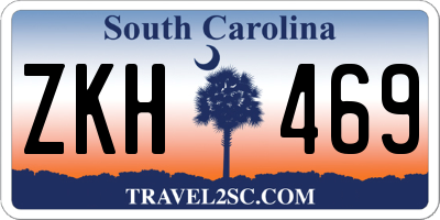 SC license plate ZKH469