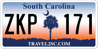 SC license plate ZKP171