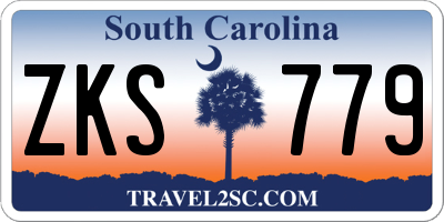 SC license plate ZKS779