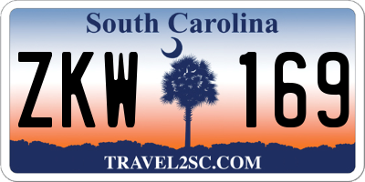 SC license plate ZKW169