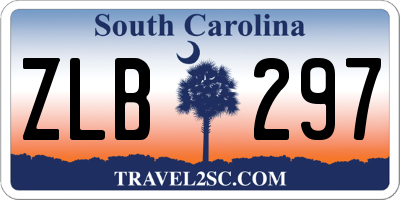 SC license plate ZLB297