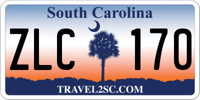 SC license plate ZLC170
