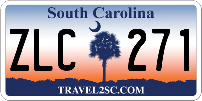 SC license plate ZLC271