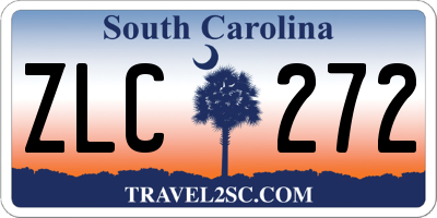 SC license plate ZLC272
