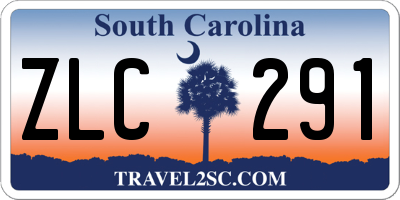 SC license plate ZLC291