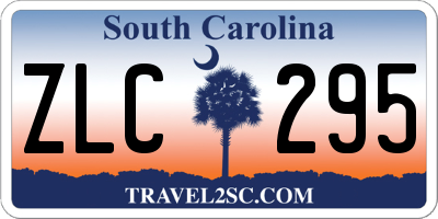 SC license plate ZLC295
