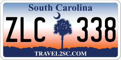 SC license plate ZLC338