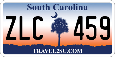 SC license plate ZLC459