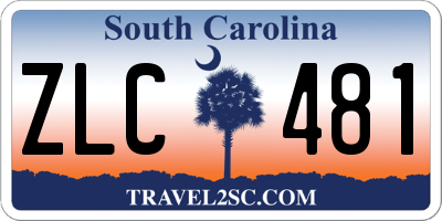 SC license plate ZLC481