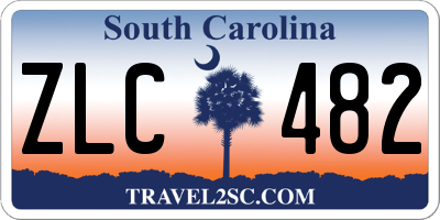 SC license plate ZLC482