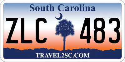 SC license plate ZLC483