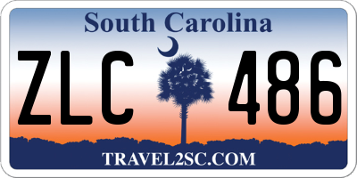 SC license plate ZLC486