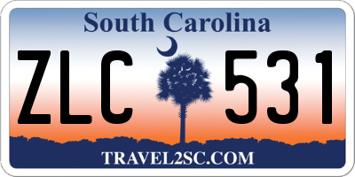 SC license plate ZLC531