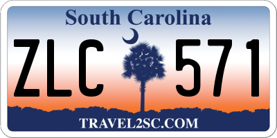 SC license plate ZLC571