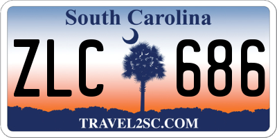 SC license plate ZLC686