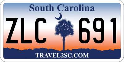 SC license plate ZLC691