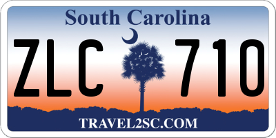 SC license plate ZLC710