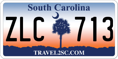 SC license plate ZLC713
