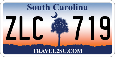 SC license plate ZLC719