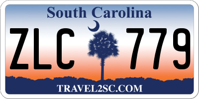 SC license plate ZLC779