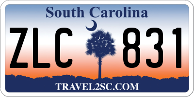 SC license plate ZLC831