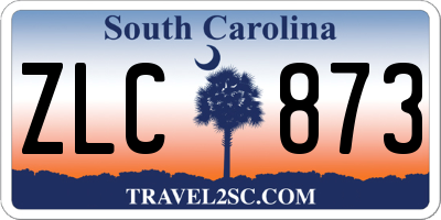 SC license plate ZLC873