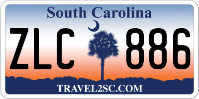SC license plate ZLC886