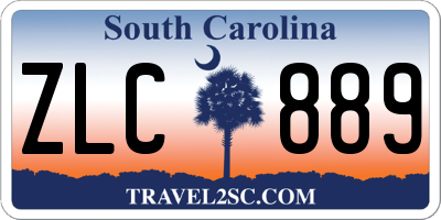 SC license plate ZLC889