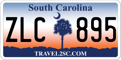 SC license plate ZLC895