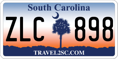 SC license plate ZLC898