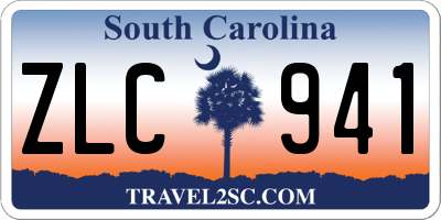 SC license plate ZLC941