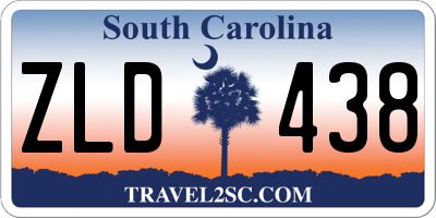 SC license plate ZLD438