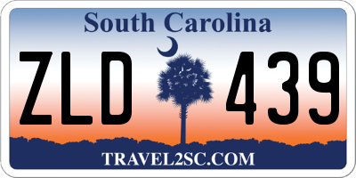 SC license plate ZLD439