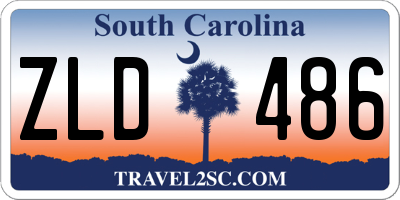 SC license plate ZLD486
