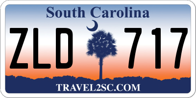 SC license plate ZLD717