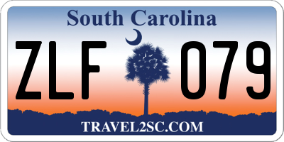 SC license plate ZLF079