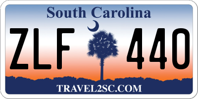 SC license plate ZLF440